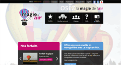 Desktop Screenshot of lamagiedelair.com